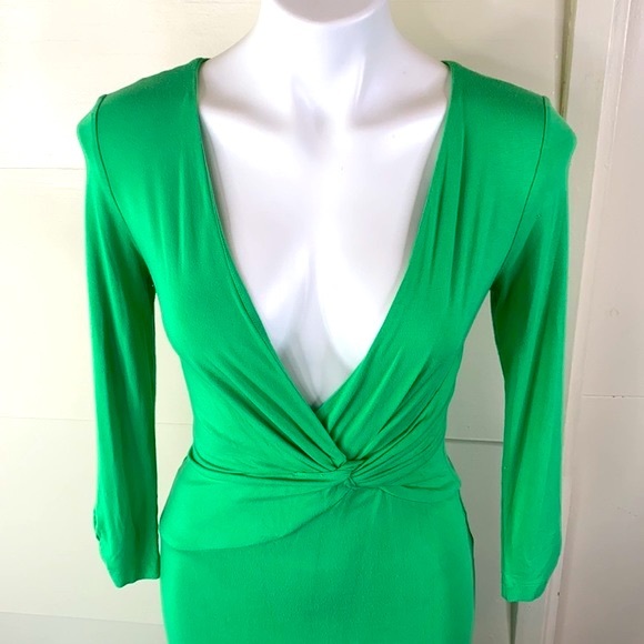 Lilly Pulitzer Green MIDI Long Sleeve Dress XS - Picture 3 of 15